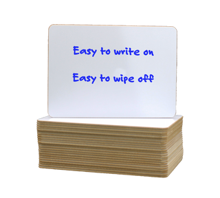9.5 x 12 Dry Erase Board Pack of 24