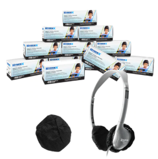 Ear Cushion Covers Black SM Personal 12 boxes