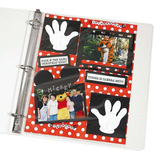 Memory Book 8-1/2 x 11 Scrapbook Page Protector, top load, clear, 50/BX 211360