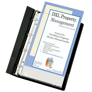 Heavyweight Polypropylene Sheet Protector, LEGAL Clear, 7-Hole Punched for 3-Ring or 4-Ring Binders, 14 x 8 1/2, 50/BX 211574