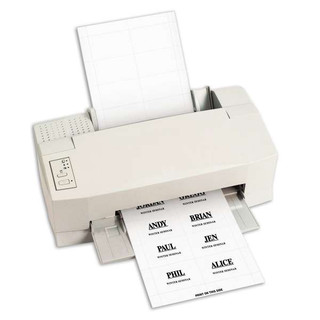 Laser Printer Name Badge Inserts, 8/Sheet, 3 1/2 x 2 1/4, 56/PK (Set of 5 PK) 211754
