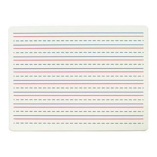 Two-Sided Dry Erase Lapboard, Lined on One Side (Set of 12 Boards)