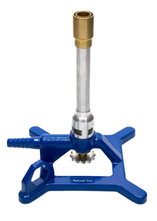Natural Gas Tirrill Bunsen Burner, StabiliBaseTM Anti-Tip Design with Handle 212028