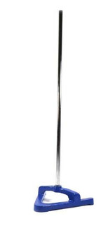 A-Shaped Retort Base & Rod Set - 8"x8" Base, 19.8" Rod - Heavy Duty, Corrosion Resistant Steel - 12mm Diameter Rod 212046