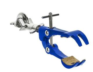 4 Finger Cork-Lined Clamp on Swivel Bosshead - 4.1" Max Opening 212068 4 Finger Cork-Lined Clamp on Swivel Bosshead - 4.1" Max Opening 212068