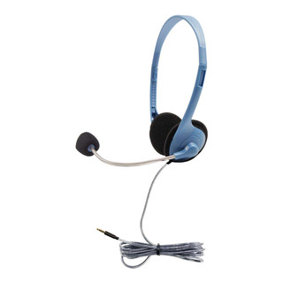 Personal Headset with Steel-Reinforced Gooseneck Microphone and TRRS Plug 212614