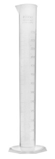 6 Pack - 250ml Graduated Measuring Cylinders - Polypropylene 212160