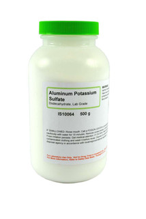 Aldon Chemicals: Laboratory-Grade Aluminum Potassium Sulfate 12-Hydrate, 500g 213016