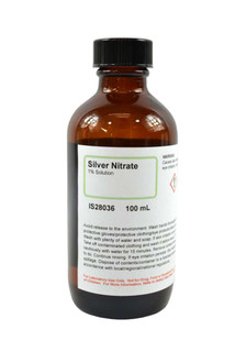 Aldon Chemicals: 1% Silver Nitrate Solution, 100ml 213018
