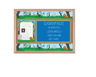 Colorful Explorer Border Trim for Classroom Bulletin Boards, 18-Piece Set_1