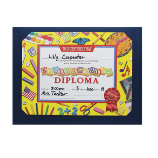 Certificate Folders Blue - Plain 30/Pack for Document Storage_MAIN