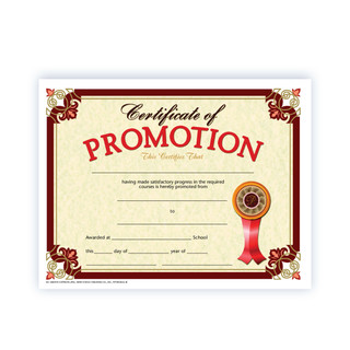 Certificate of Promotion Awards - Pack of 30 Main image Certificate of Promotion Awards - Pack of 30 Main image