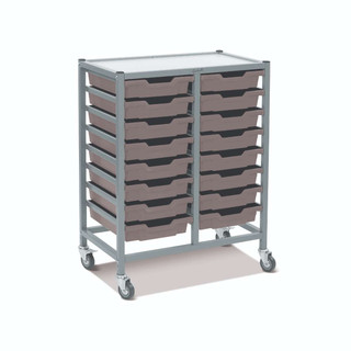 Dynamis Double Cart Silver Frame with 3