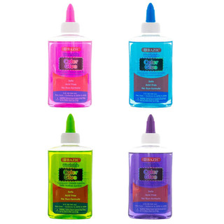 5 fl oz (147ml) Washable Clear Color School Glue 24 Packs_main