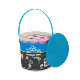 Jumbo Color Chalk (15/Bucket) 24 Packs 222620