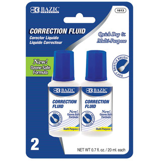 0.7 fl oz (20ml) Correction Fluid (2/Pack) 24 Packs 222710