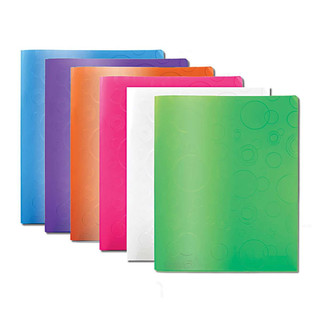 Bubble Embossed2-Pocket Poly Portfolio 48 Pack 222940