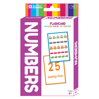 Numbers Flash Cards (36/Pack) 24 Pack 