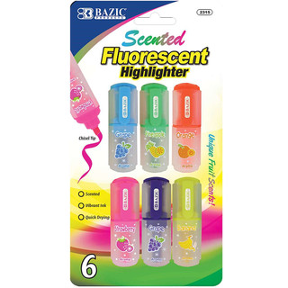 Fruit Scented Mini Highlighter (6/Pack) 24 Pack 223112