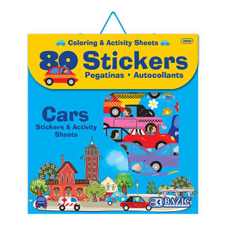 Car Series Assorted Sticker (80/Bag) 24 Pack 223236