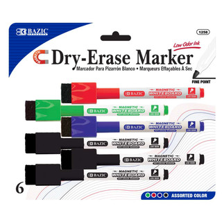 Assorted Colors Magnetic Dry-Erase Markers (6/Pack) 12 Pack 223360 Assorted Colors Magnetic Dry-Erase Markers (6/Pack) 12 Pack 223360