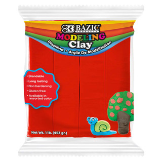 1 lb Red Modeling Clay 24 Pack 223446