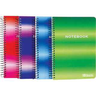 120 Ct. 5" x 7" Personal / Assignment Spiral Notebook 36 Pack 223488