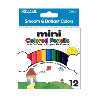 12 Mini Colored Pencils 24 Pack 223744
