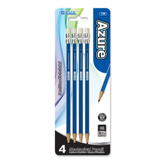 Azure 0.7 mm Mechanical Pencil (4/Pack) 24 Pack 