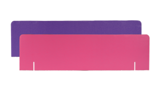 10" x 36" Purple/Pink Project Board Headers - Set of 24_main