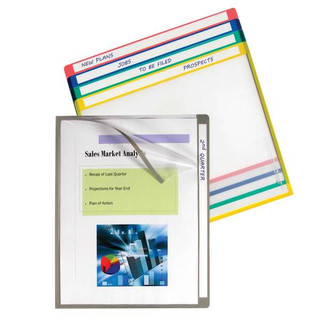 Write-On Project Folders, Clear, 11 x 8 1/2, 25/BX 211508
