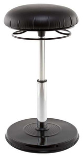 Kore Office PLUS Everyday Adjustable Chair 18.5-26.75" Black Leather-Like 198640 Kore Office PLUS Everyday Adjustable Chair 18.5-26.75" Black Leather-Like 198640