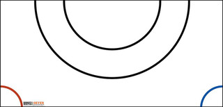 Generic Sports Arena Robotics Challenge Mat, FLL Size: 44.75" x 92.75" 199175