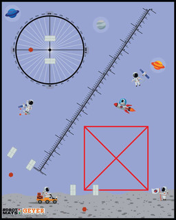 LEGO EV3 Space Challenge Practice Mat, 36" x 45" 199225