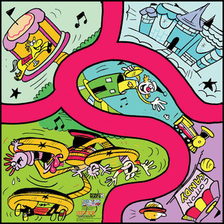 Robotics, Creative Playmats, Amusement Park Mat, 24" x 24" 199520