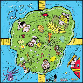 Robotics, Creative Playmats, Island Mat, 36" x 36" 199572