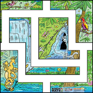 Robotics, Creative Playmats, Technical Mat Set of 5, 24" x 24" 199635