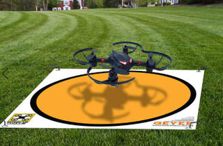 Drone Landing Mat, Orange Colored Target (Various Sizes and Substrates) 199666