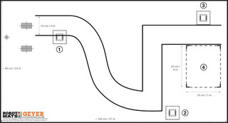 Lego Robotics Intro Course Mat - Appendix A, 120cm x 65cm 199095