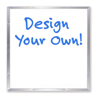 Design-Your-Own Dry Erase Board - 4' x 4' (Graphs, Grids, Calendars, and More) 403495