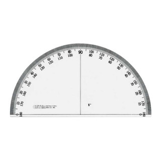 Semi-Circular Protractor - 6" Dia. 450062