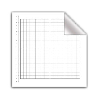 1" Number Line Low-Tac Peel & Stick Graph 503002