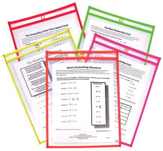Reusable Dry Erase Pockets 657272 Reusable Dry Erase Pockets 657272