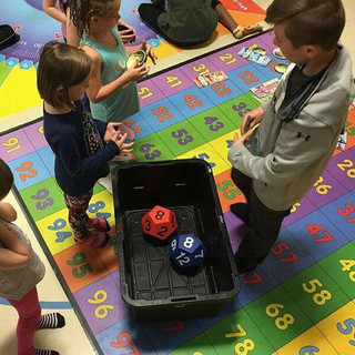 Hundreds Grid Kinesthetic Activities Mat HUG