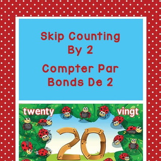 Ladybug Skip Counting by 2 Mat