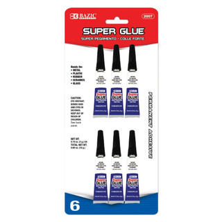 0.10 oz (3g) Super Glue (6/Pack) 24 packs 222300