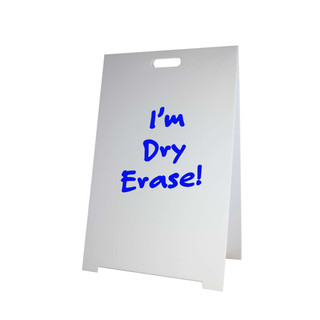 Premium Corrugated Plastic Dry Erase Marquee Easel Set of 4 210138
