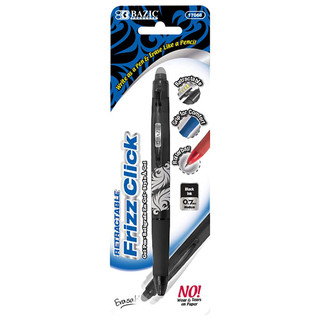 Frizz Black Erasable Gel Retractable Pen with Grip 24 Pack - 223922 223922 Frizz Black Erasable Gel Retractable Pen with Grip 24 Pack - 223922 223922