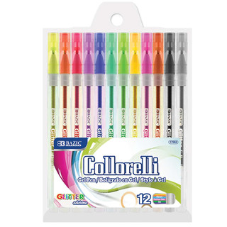 12 Glitter Color Collorelli Gel Pen 24 Pack_box