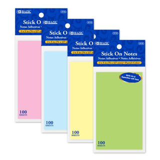 100 Ct. 3" X 5" Stick On Notes 24 Packs - 224324 224324